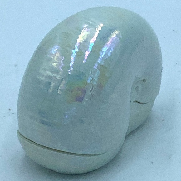 Vintage Lenox Nautilus Fine Porcelain Iridescent Sea Shell Trinket Box - Picture 4 of 10